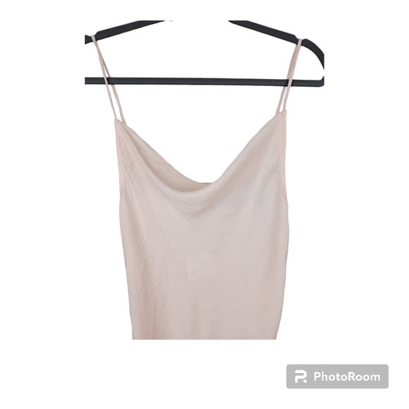 NWOT Free People Convertible Day To Night Slip Dress Ruched Sides Cowl Neck Sz M - Picture 9 of 14